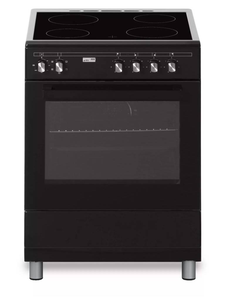 FK6001ZW-copy-scaled-1-jpg-webp Fitelli FK6001ZW Keramisch Vrijstaand Fornuis Zwart 60CM - Afbeelding 1