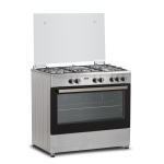 Fitelli FG9001RVS RVS gasfornuis 90cm Met Hetelucht oven - Afbeelding 2