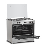 Fitelli FG9001RVS RVS gasfornuis 90cm Met Hetelucht oven - Afbeelding 4
