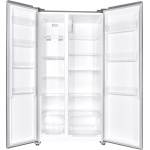 Aanbieding!! Fitelli KV436ISIL1 Amerikaanse koelkast Zilver grijs 90cm breed - Afbeelding 3