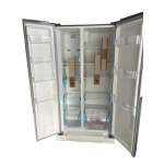 Aanbieding!! Fitelli KV436ISIL1 Amerikaanse koelkast Zilver grijs 90cm breed - Afbeelding 8