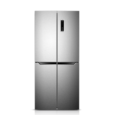 FF4-58_CLOSE Aanbieding!! Fitelli KV404ISIL1 Amerikaanse koelkast Grijs 4 deurs - Afbeelding 1