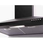 Proff SD56B-WEB Black - Afzuigkap Wandschouw 60cm Zwart - 400m3 - Afbeelding 2