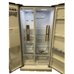 Fitelli KV520IZW Amerikaanse koelkast zwart rvs 90 cm breed met ijs en waterdispenser - Afbeelding 6