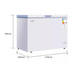 Nieuw!! Fitelli VK300W02 - Vrieskist - Inhoud 300 liter - Wit - Vrijstaand - 112.5 cm Breed - Afbeelding 4