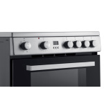 Fitelli FK6002RVS keramisch Fornuis 60CM met heteluchtoven- Grijs- 2 of 3 fase - Afbeelding 2