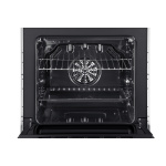 Fitelli FK6002RVS keramisch Fornuis 60CM met heteluchtoven- Grijs- 2 of 3 fase - Afbeelding 5