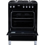 Fitelli FG6001ZW Gasfornuis 60CM zwart - Afbeelding 3