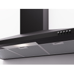 Proff SD56B-90 WEB Black - Afzuigkap Wandschouw 90cm Zwart - 400m3 - Afbeelding 2