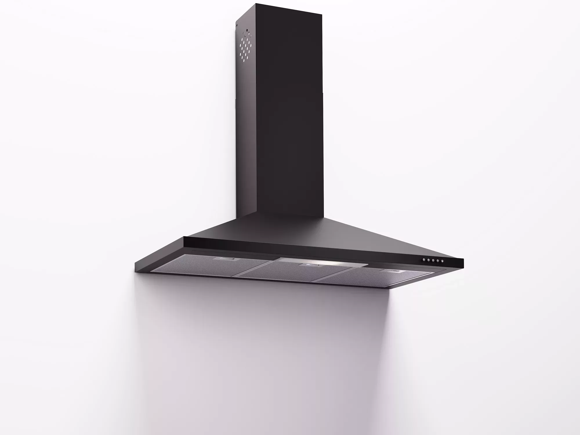 SD56-90-BLACK Proff SD56B-90 WEB Black - Afzuigkap Wandschouw 90cm Zwart - 400m3 - Afbeelding 1