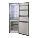 Fitelli KV314INOX02 Koelvriescombinatie No-frost 185cm hoog 60cm breed kleur grijs RVS - Afbeelding 3
