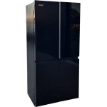 Luxe Fitelli KV475GLZW01, 4 deurs, Amerikaanse koelkast, zwart, Glazen voorkant, 83cm breed, No-Frost - Afbeelding 3