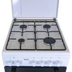 Fitelli FG5001W  Fornuis - Gas - breedte 50 cm - Witte kleur - Afbeelding 2