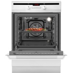 Inventum VFI6042WIT - Vrijstaand inductie fornuis - Elektrische oven - 4 kookzones  60cm- 65 liter - wit - Afbeelding 6