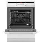 Inventum VFI6042WIT - Vrijstaand inductie fornuis - Elektrische oven - 4 kookzones  60cm- 65 liter - wit - Afbeelding 7