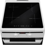 Inventum VFI6042WIT - Vrijstaand inductie fornuis - Elektrische oven - 4 kookzones  60cm- 65 liter - wit - Afbeelding 9