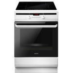 Inventum VFI6042WIT - Vrijstaand inductie fornuis - Elektrische oven - 4 kookzones  60cm- 65 liter - wit - Afbeelding 3