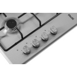 Fitelli GK601IBRVS Inbouw gaskookplaat - breedte 58 cm| Roestvrij staal - Afbeelding 3