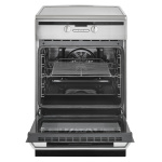 Inventum VFI6042RVS - Vrijstaand inductie fornuis - Elektrische oven - 4 kookzones - 60 cm - 65 liter - RVS/Zwart - Afbeelding 10