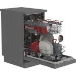 Sharp QWNS1CF49ESEU - vrijstaande vaatwasser - 45cm - Zilver - Afbeelding 3