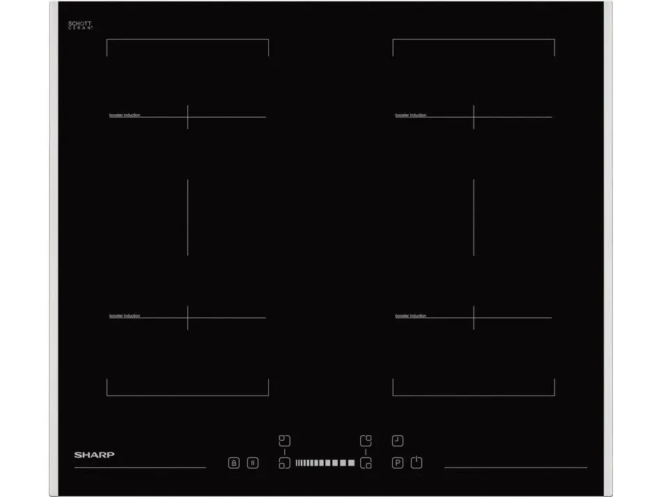 4974019143828-Image-05-20250823055222 Sharp KH6I38FS00EU-inductie kookplaat-inbouw- 4 kookzones-double cookbridge - Afbeelding 1