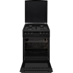Inventum VFG5020GZWA - Vrijstaand gasfornuis - Elektrische hetelucht oven - 4 kookzones - 50 cm - 62 liter - Zwart - Afbeelding 4