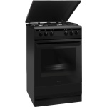 Inventum VFG5020GZWA - Vrijstaand gasfornuis - Elektrische hetelucht oven - 4 kookzones - 50 cm - 62 liter - Zwart - Afbeelding 3