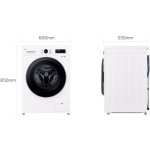 LG F4X1009NWB wasmachine Voorbelading 9 kg 1400 TPM Wit - Afbeelding 6