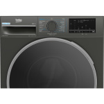 Beko B3WM49410M2 wasmachine zilver met 9 kg. vulgewicht en 1400 toeren 5 jaar garantie - Afbeelding 4