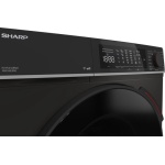 SHARP Wasmachine ESNFL014CBNA2BX 10kg 1400toeren Zwart - Afbeelding 7