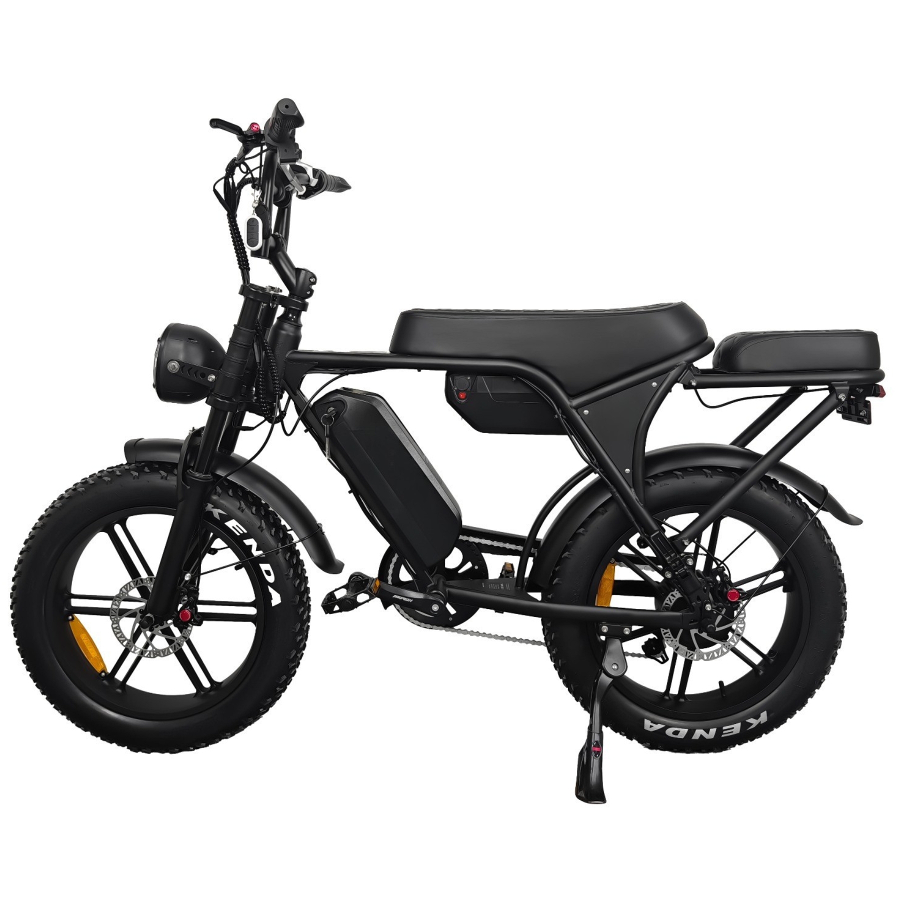 C80-Max-2025-2 FATBIKE OUXI V8 Max - Dubbele Accu - Zwart - Afbeelding 1