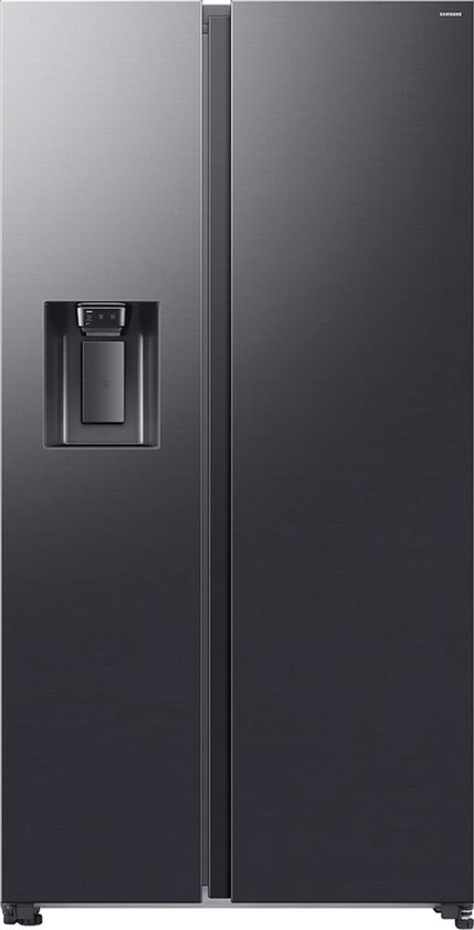 429x840 Samsung RS70F65KEF - Amerikaanse Koelkast - Zwart - No Frost - Water dispenser - IJsblokjesautomaat - Afbeelding 1