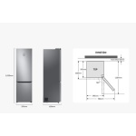 Samsung RB34C705CS9 - Koel-vriescombinatie - 344 liter - Energielabel C - Grijs/Inox - WiFi - Afbeelding 11