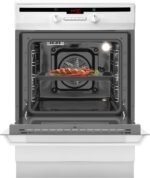 Inventum VFI6042WIT - Vrijstaand inductie fornuis - Elektrische oven - 4 kookzones 60cm- 65 liter - wit - Afbeelding 6