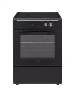 Showmodel!! Proff FSIC-60-09-FBB Inductie Fornuis Vrijstaand 60 cm – Boosterfunctie – met Heteluchtoven – Digitale Timer – Zwart