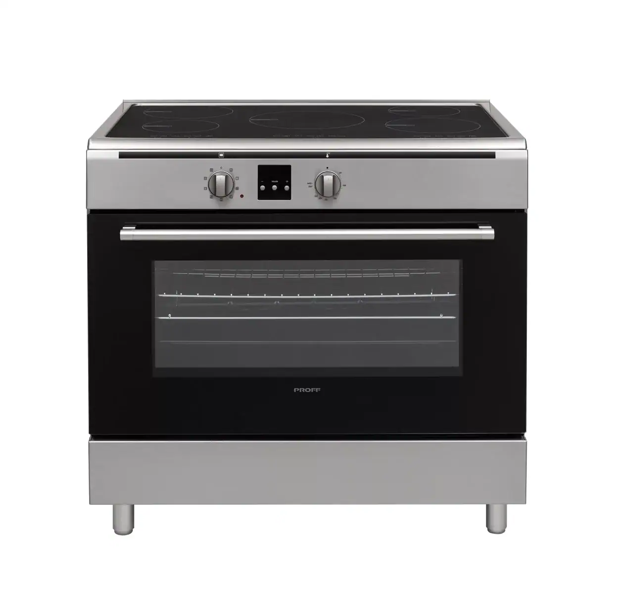 10793663-YE96I6004E09D0S-PROFF-1-1-scaled-1.webp B-KEUZE!! Proff FSIEC-9059X luxe inductie fornuis 90 CM RVS breed met 5 kookzones en heteluchtoven - Afbeelding 1