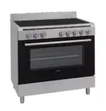 Nieuw!! Proff FSVC-9060X keramisch vrijstaand fornuis RVS 90CM breed met heteluchtoven - 2 Fasen - Afbeelding 2