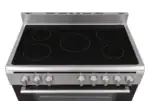 Nieuw!! Proff FSVC-9060X keramisch vrijstaand fornuis RVS 90CM breed met heteluchtoven - 2 Fasen - Afbeelding 6