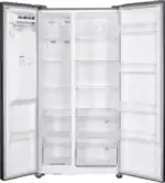 Fitelli KV520ISIL Amerikaanse koelkast grijs RVS 90 cm breed met ijs en waterdispenser - Afbeelding 3