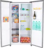 Aanbieding!! Fitelli KV436ISIL2 Amerikaanse koelkast Zilver grijs 90cm breed - Afbeelding 2