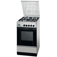 138818-indesit-k3t35s-x-o.jpg Indesit 4 pit gasfornuis rvs 50cm breed - Afbeelding 1