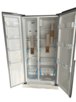 Aanbieding!! Fitelli KV436ISIL2 Amerikaanse koelkast Zilver grijs 90cm breed - Afbeelding 8