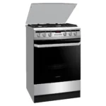 Inventum VFG6034WGRVS - Vrijstaand gasfornuis - Elektrische oven - 4 kookzones - 60 cm - RVS - Afbeelding 3