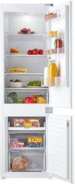 Inventum IKV1786D 178 cm energiezuinige inbouw koel-vriescombinatie - 251 liter - Koelkast met vriesvak 70 liter - Vershoudlade - Supervriezen - Led-verlichting - Deur op deur - Wit