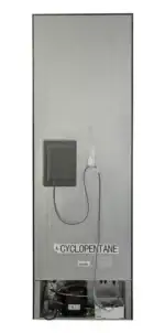 Nieuw!! Fitelli KV314ZWIN1 Koelvriescombinatie No-frost 185cm hoog 60cm breed kleur mat zwart RVS - Afbeelding 6