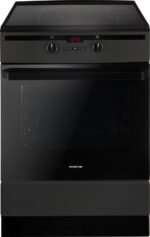 Inventum VFI6042ZWA - Vrijstaand inductie fornuis - Elektrische oven - 4 kookzones 60cm- 65 liter - zwart - Afbeelding 2