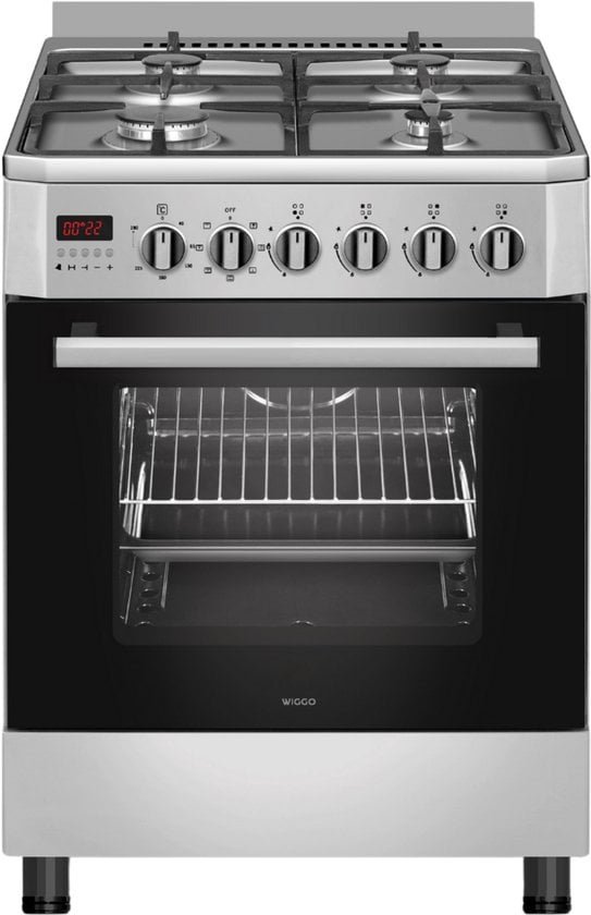 543x840-2.jpg Wiggo - WO-E609R(XX) - Vrijstaand - Gasfornuis - Serie 9 - 60 cm - 66 Liter - 4 pitten - Energieklasse B - Afbeelding 1