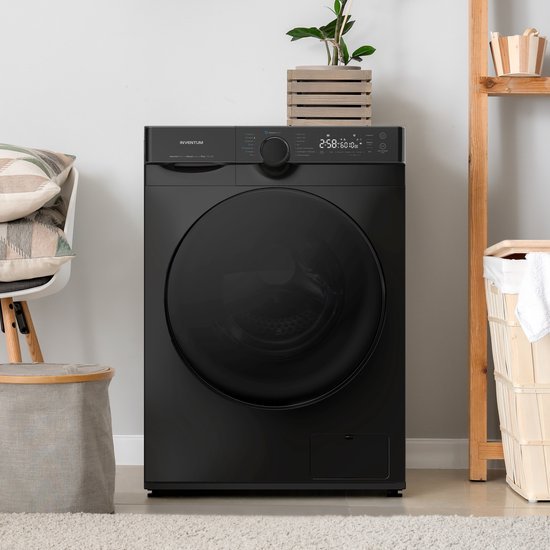 550x550-8.jpg Inventum VWM8010B - Wasmachine - 8kg - 14 programma's - 1400 toeren - Energieklasse A - Steam Clean - Zwart - Afbeelding 1