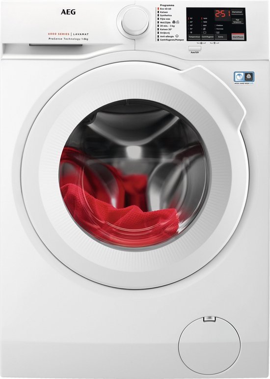 550x772 AEG 6000series L6Fbf57480 Wasmachine 8KG 1400T - Afbeelding 1