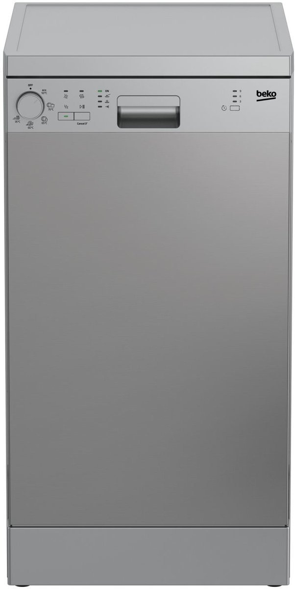 602x1200.jpg BEKO DFS05011X VAATWASSER 45CM A+ Grijs - Afbeelding 1